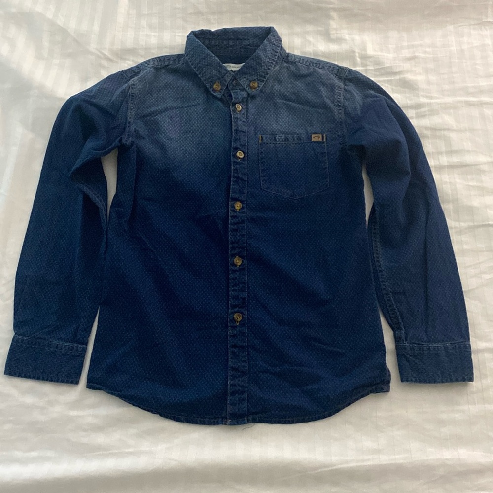 Ombré Appaman Denim Button Down size 12